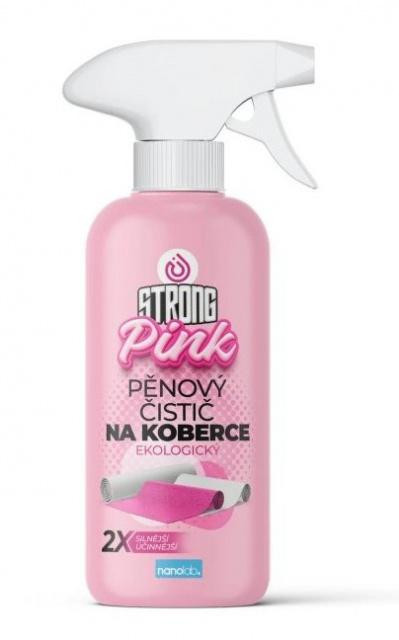 Nanolab Extra silná čisticí pěna na koberce Strong Pink 500ml