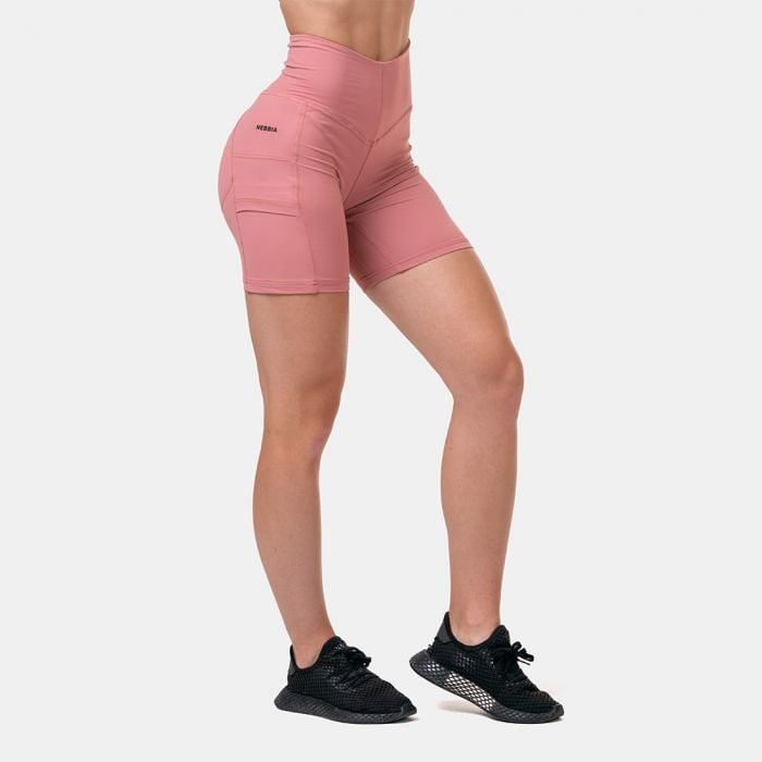 Dámské šortky Biker Fit & Smart Old Rose S - NEBBIA