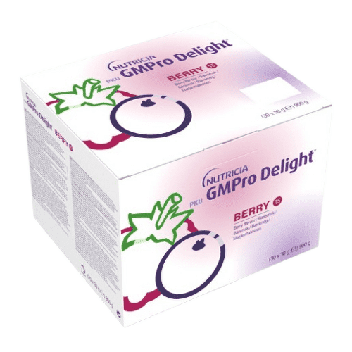PKU GMPRO DELIGHT 15 S PŘÍCHUTÍ BOBULOVÉHO OVOCE perorální prášek pro přípravu roztoku 30X30G