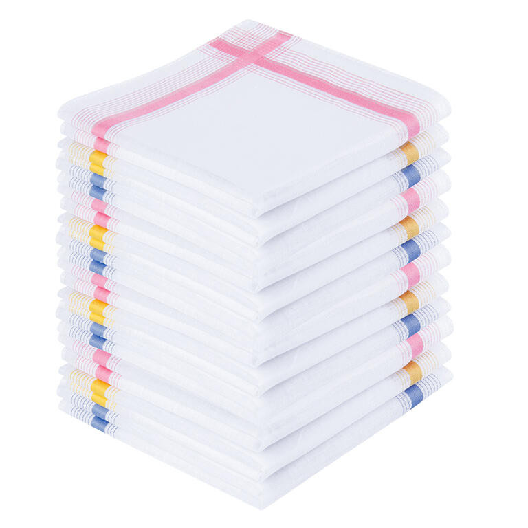 Bavlněné dámské kapesníky ANETA 28 x 28 cm