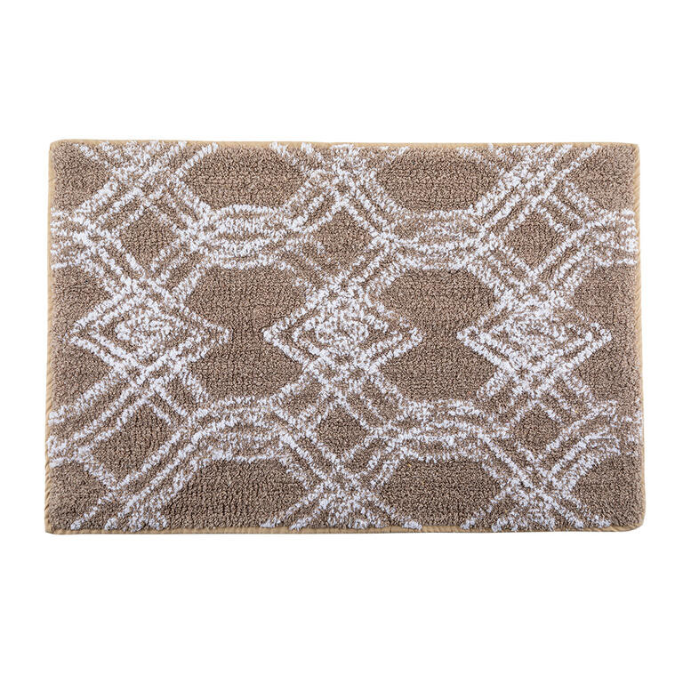 Předložka do koupelny EXKLUSIV béžová 50 x 80 cm