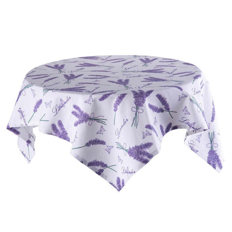 Středový ubrus s potiskem LEVANDULE 85 x 85 cm