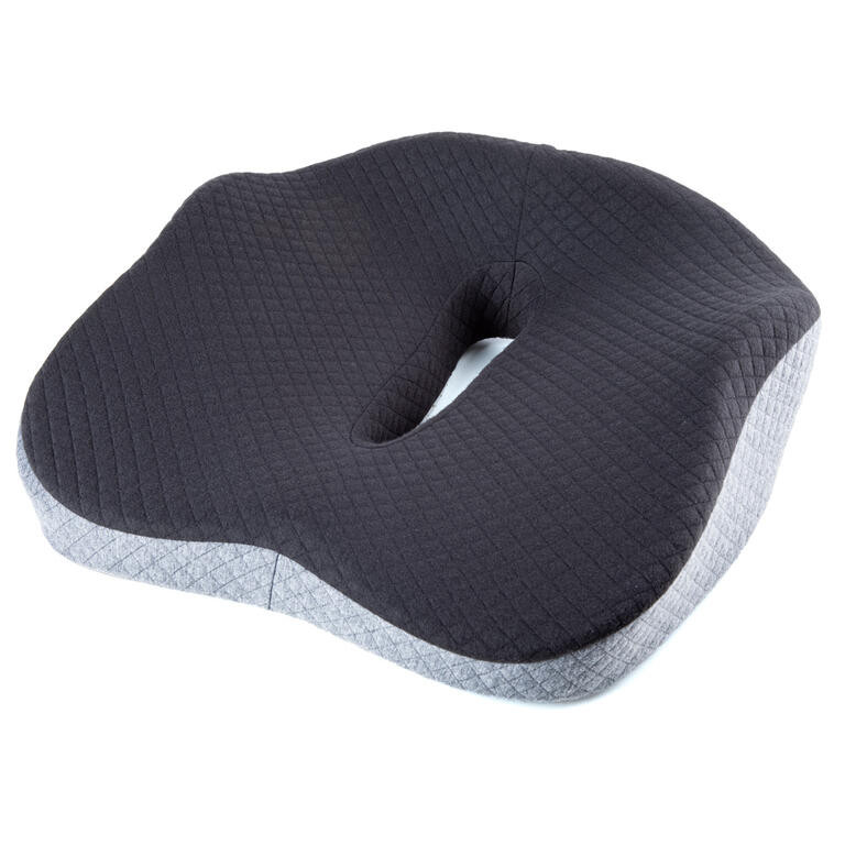 Ergonomický sedák z paměťové pěny černo-bílý