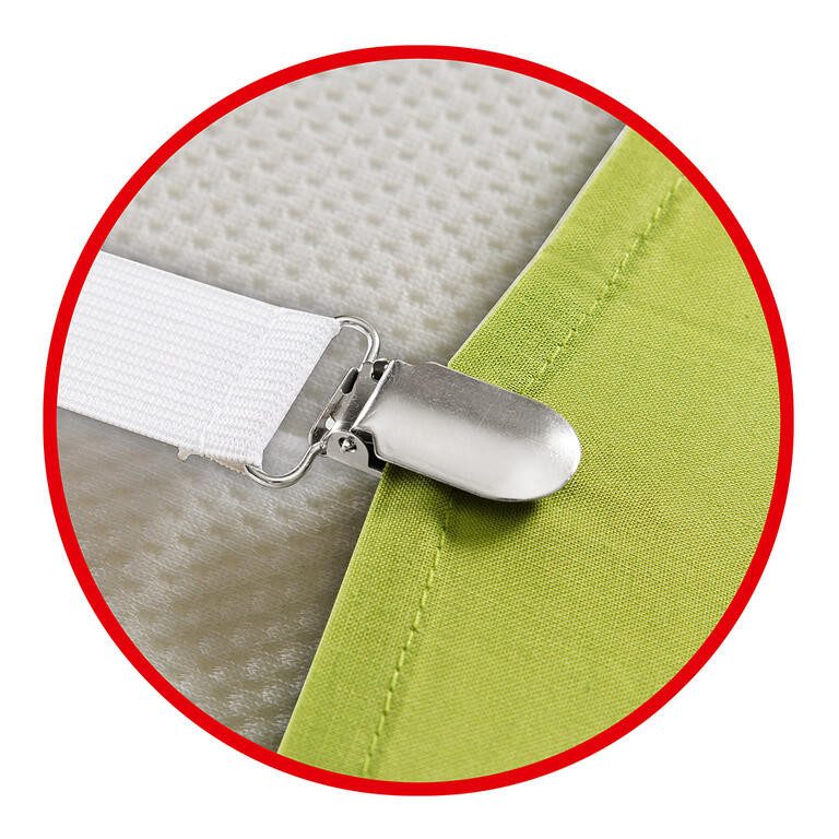 Napínací úchyty na prostěradla extra dlouhá, 4 ks