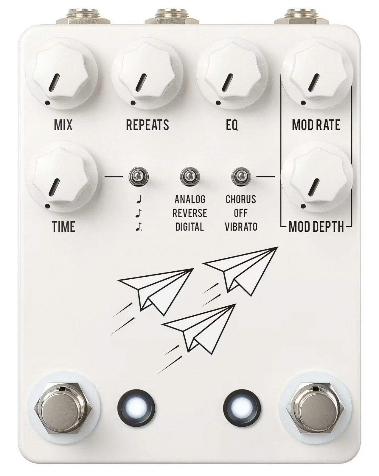 JHS Pedals Flight Delay White