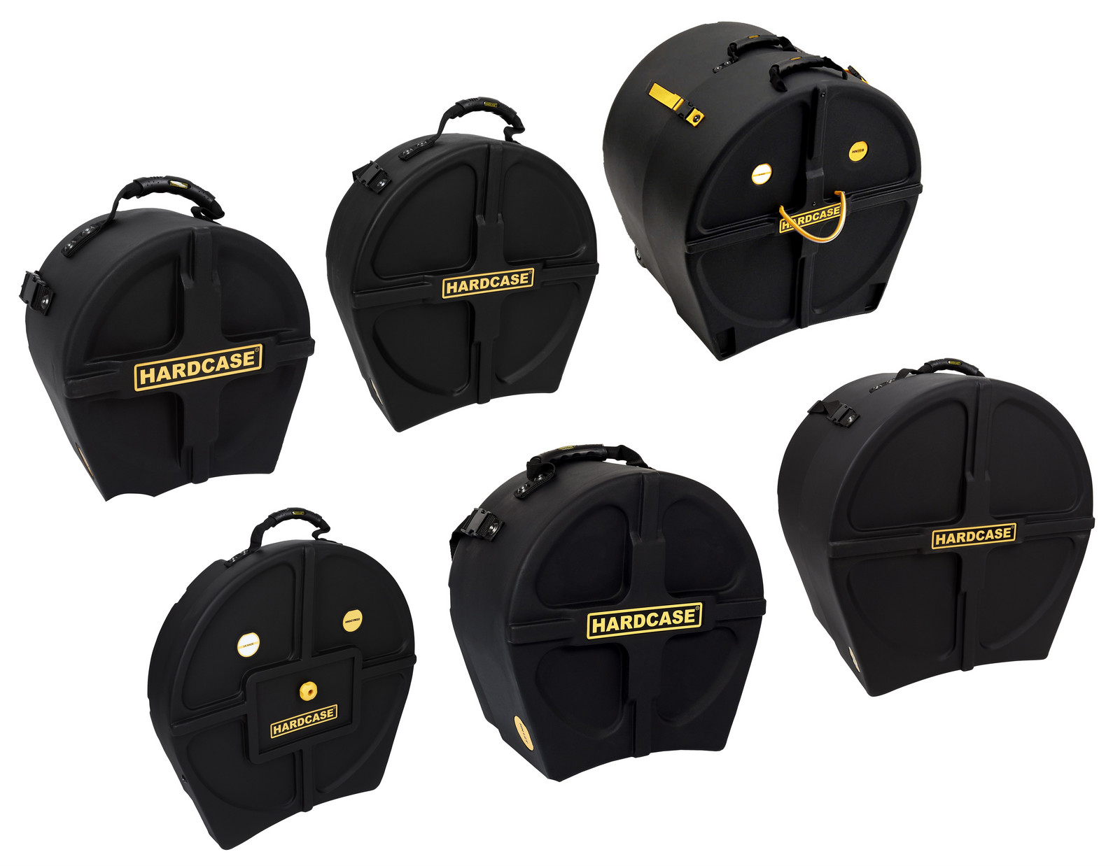 Hardcase ROCK FUSION (3) + Cymbal Case