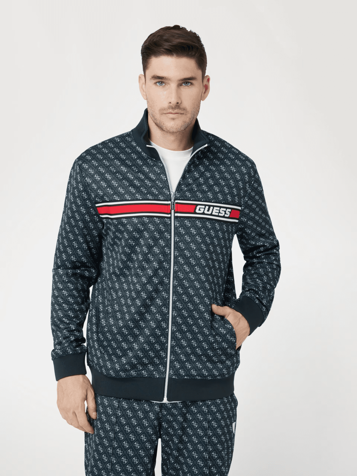 Guess Korbin Full Zip Tracksuit M