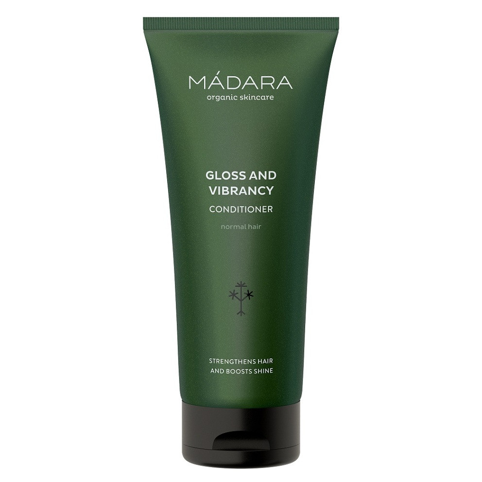 MÁDARA Kondicionér pro lesk a oživení normálních vlasů 200 ml, poškozený obal