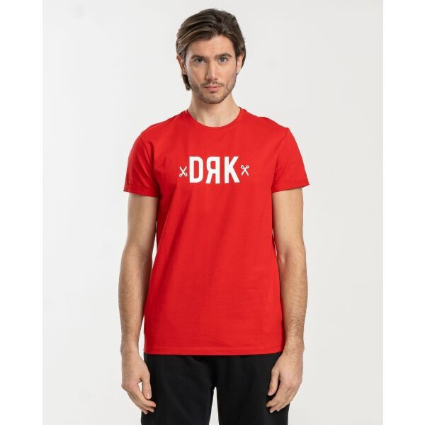 DRK BASIC Pánské tričko, červená, velikost