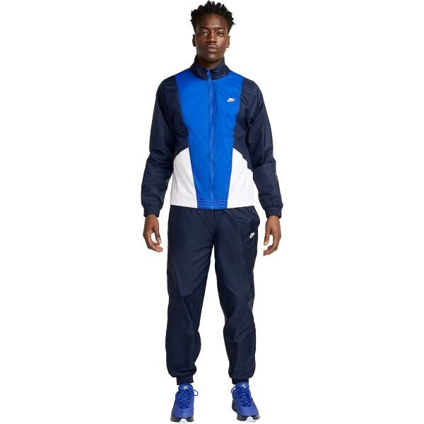 Nike CLUB Pánská tepláková souprava, tmavě modrá, velikost