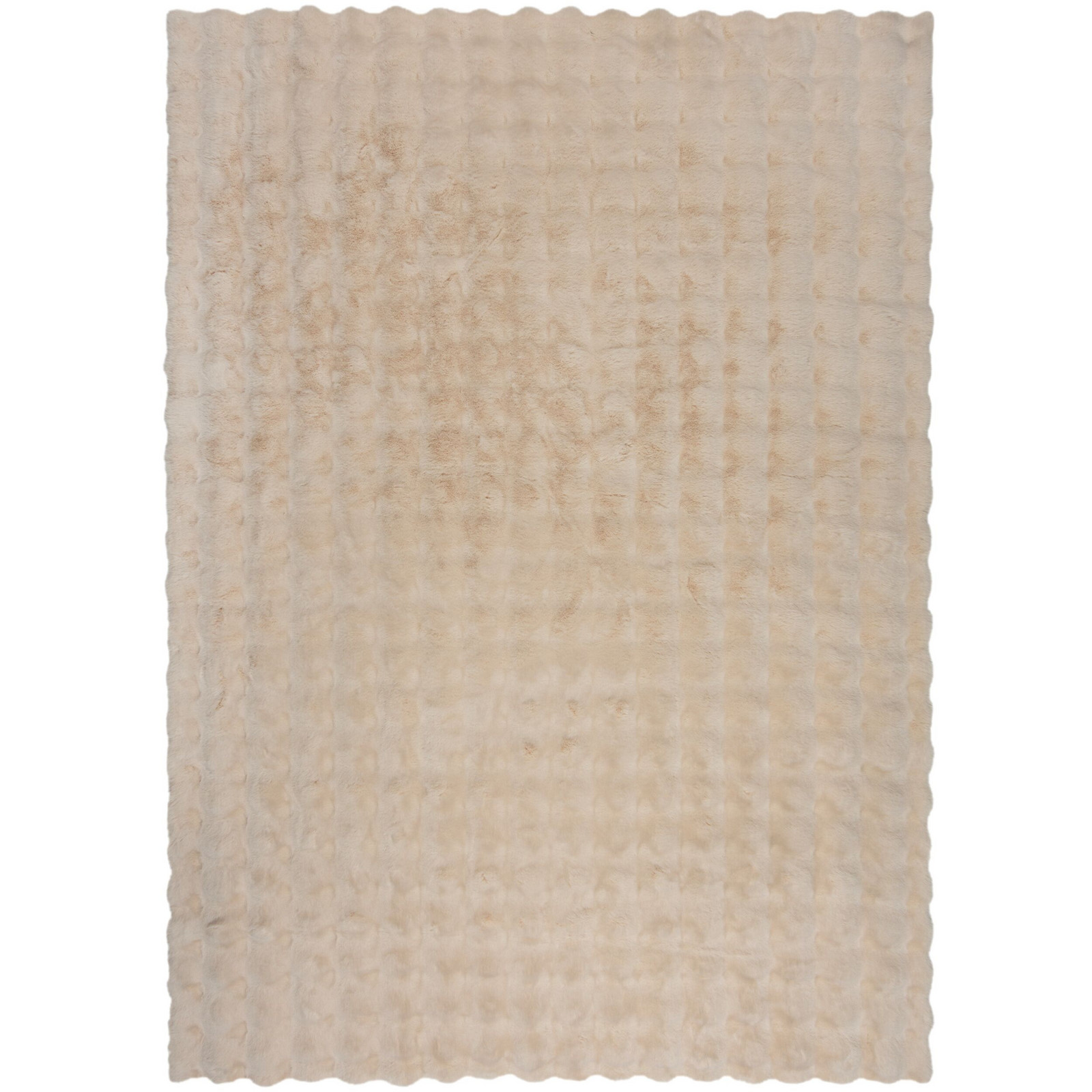 Kusový koberec Waffle Faux Fur Ivory - 120x170 cm Flair Rugs koberce