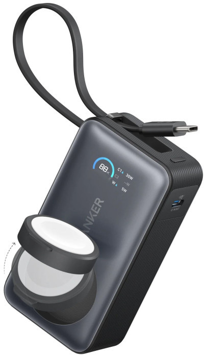 Anker MagGo Power Bank (10K, 35W, For Apple Watch)