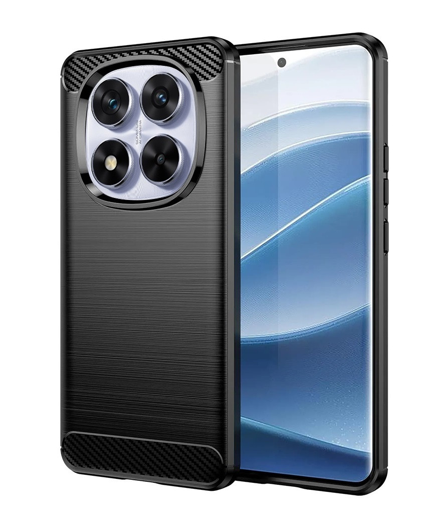 Kryt TopQ Carbon Elite Xiaomi Redmi Note 14 Pro 5G černý 136760