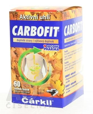 DACOM Pharma s.r.o. Carbofit Čárkll cps 1x60 ks 60 ks