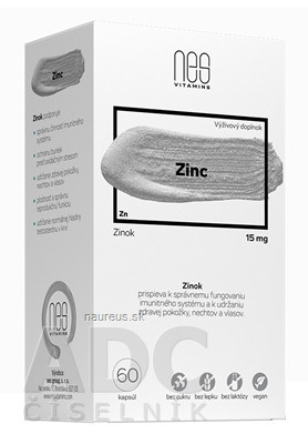 nes group, s. r. o. nesVITAMINS Zinc 15 mg cps 1x60 ks