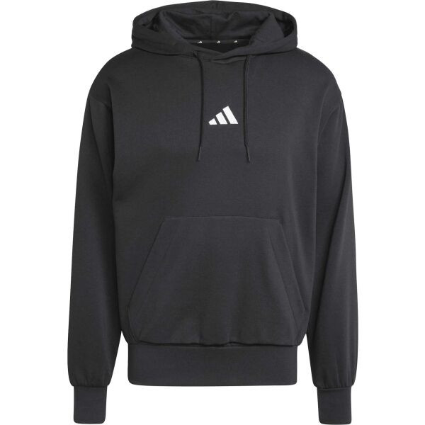 adidas ESSENTIALS FEELCOZY HOODIE Pánská mikina, černá, velikost