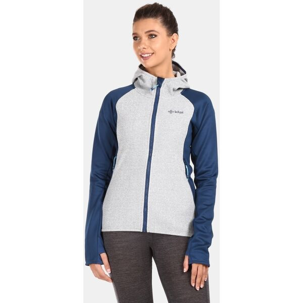 KILPI VERSAM Dámská mikina, tmavě modrá, velikost