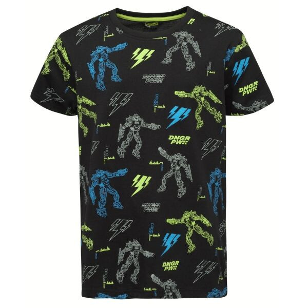 Lewro BRADBURY Chlapecké triko, černá, velikost