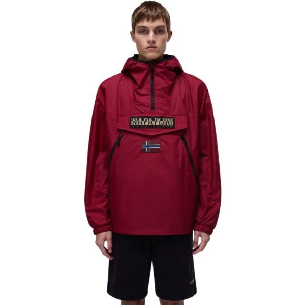 Napapijri RAINFOREST WB Pánská přechodová bunda, vínová, velikost