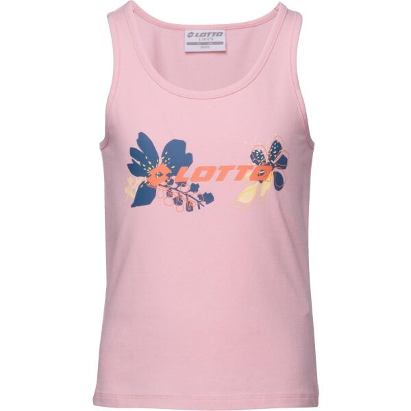 Lotto MOMO Dívčí tílko, lososová, velikost
