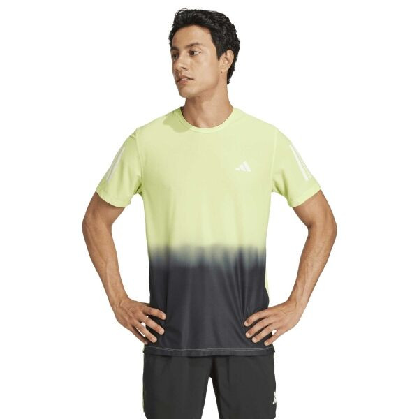 adidas OWN THE RUN CLIMACOOL Pánské běžecké triko, světle zelená, velikost