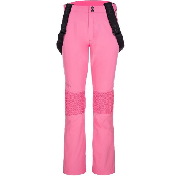 KILPI DIONE Dámské softshellové lyžařské kalhoty, růžová, velikost