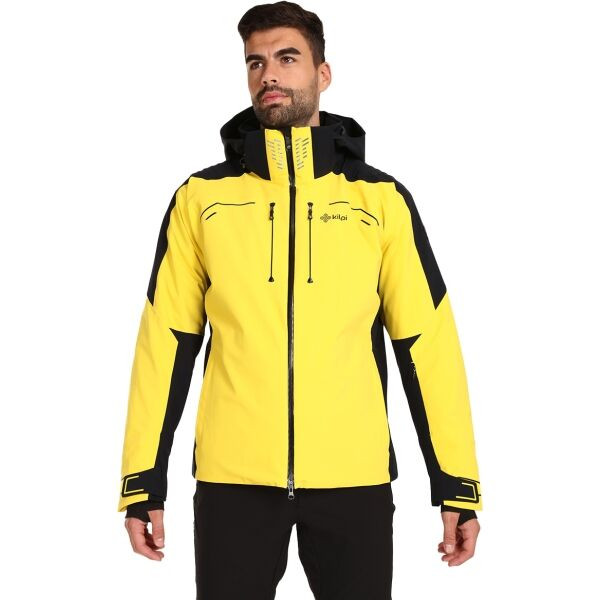 KILPI HYDER Pánská lyžařská bunda, žlutá, velikost