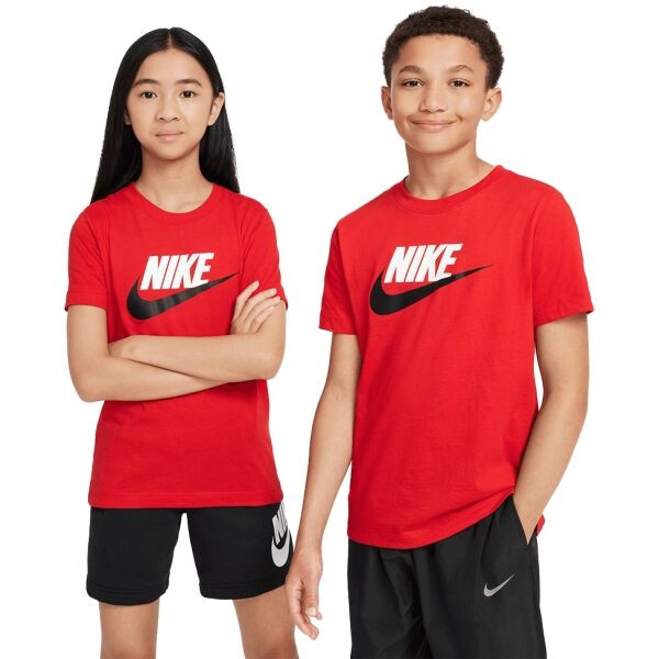 Nike SPORTSWEAR TEE FUTURA Dětské triko, červená, velikost