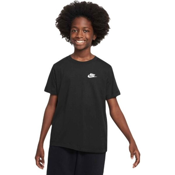 Nike SPORTSWEAR Dětské triko, černá, velikost