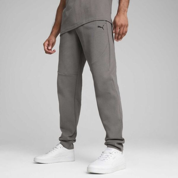 Puma TECH PANTS DK Pánské tepláky, tmavě šedá, velikost