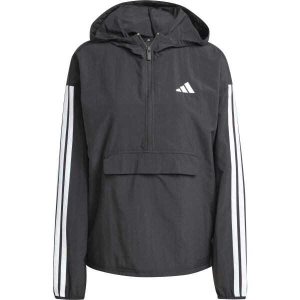 adidas ESSENTIALS 3-STRIPES Dámská větrovka, černá, velikost