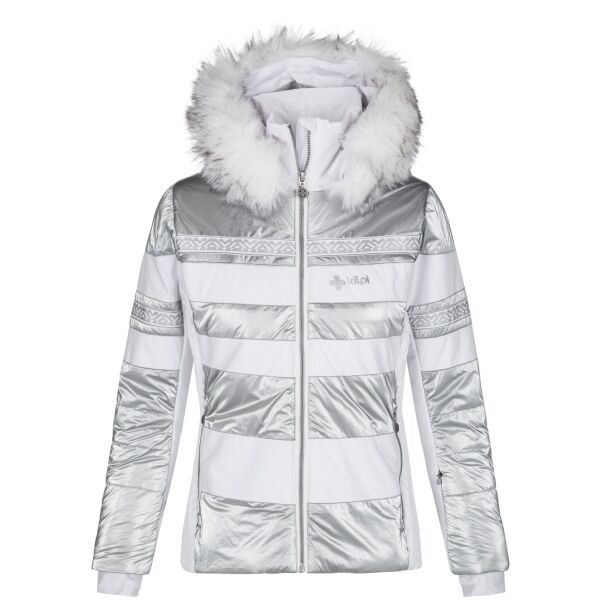 KILPI DALILA Dámská lyžařská bunda, šedá, velikost