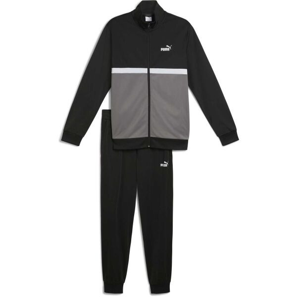 Puma POLY COLOR BLOCK SUIT Pánská souprava, černá, velikost