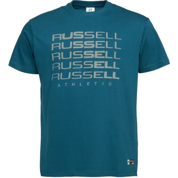 Russell Athletic T-SHIRT Pánské tričko, tyrkysová, velikost