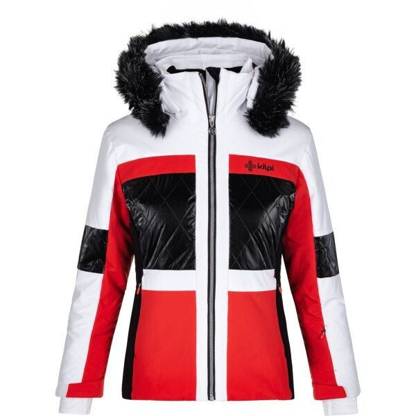 KILPI ELZA Dámská lyžařská bunda, červená, velikost