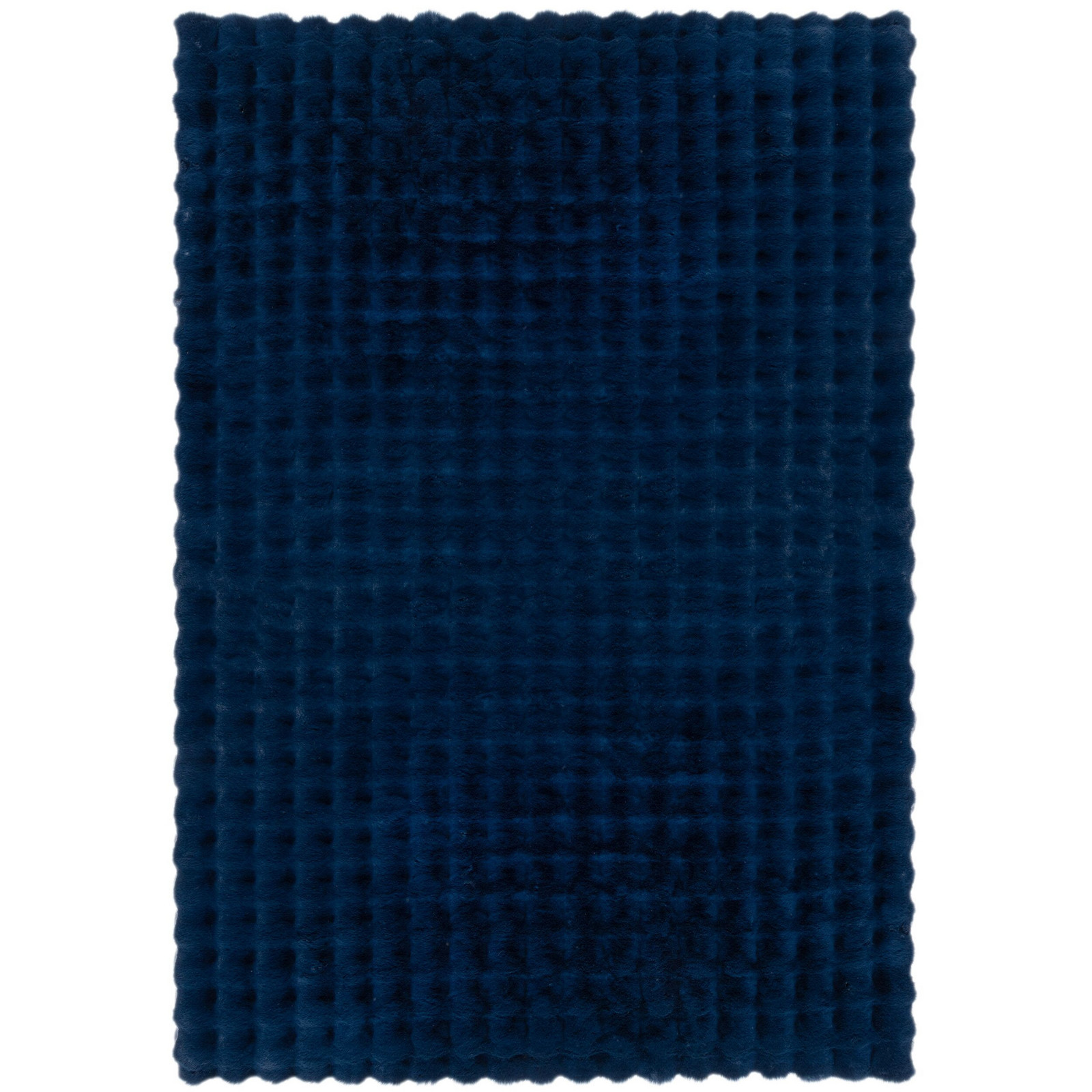 Kusový koberec Waffle Faux Fur Navy - 120x170 cm Flair Rugs koberce