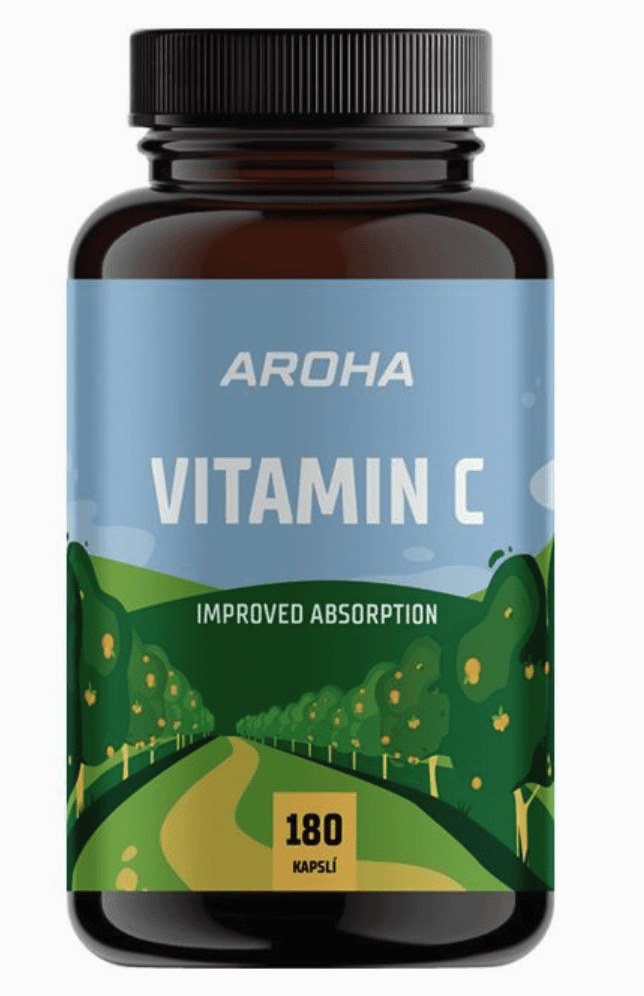 Aroha Vitamin C, 180 kapslí