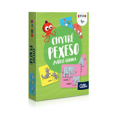 Chytré pexeso: Zvířecí rodina 2. vydání - Kvído Albi