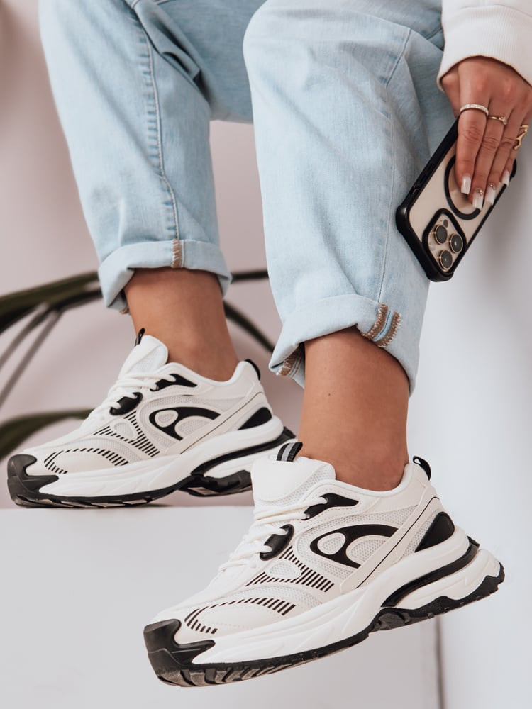 Buty sportowe damskie na platformie AIRBOOS czarne Dstreet