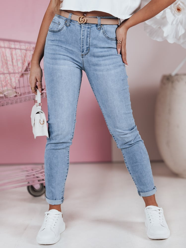 Spodnie damskie jeansowe slim fit MYJINN Dstreet