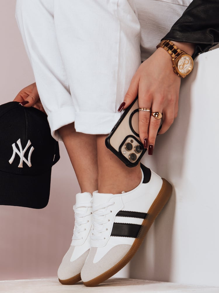 Sportowe sneakersy damskie NISTI białe Dstreet