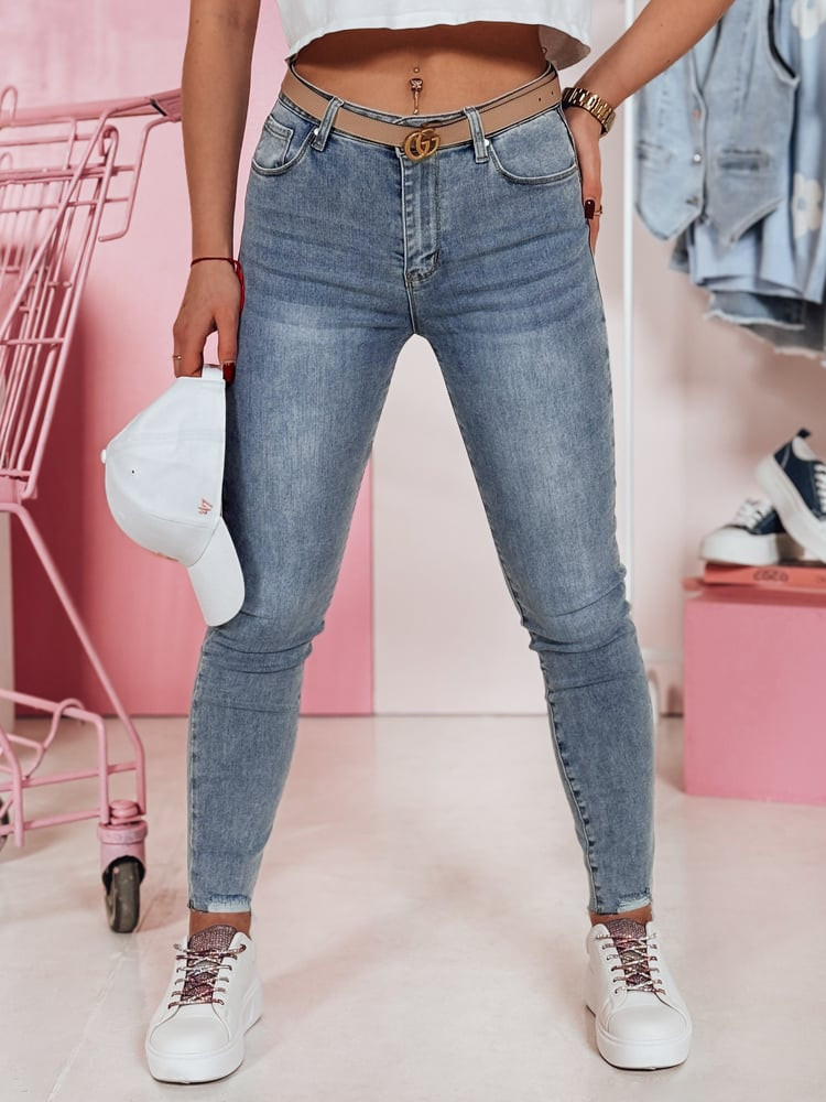 Spodnie damskie jeanskowe skinny SKINLENA Dstreet