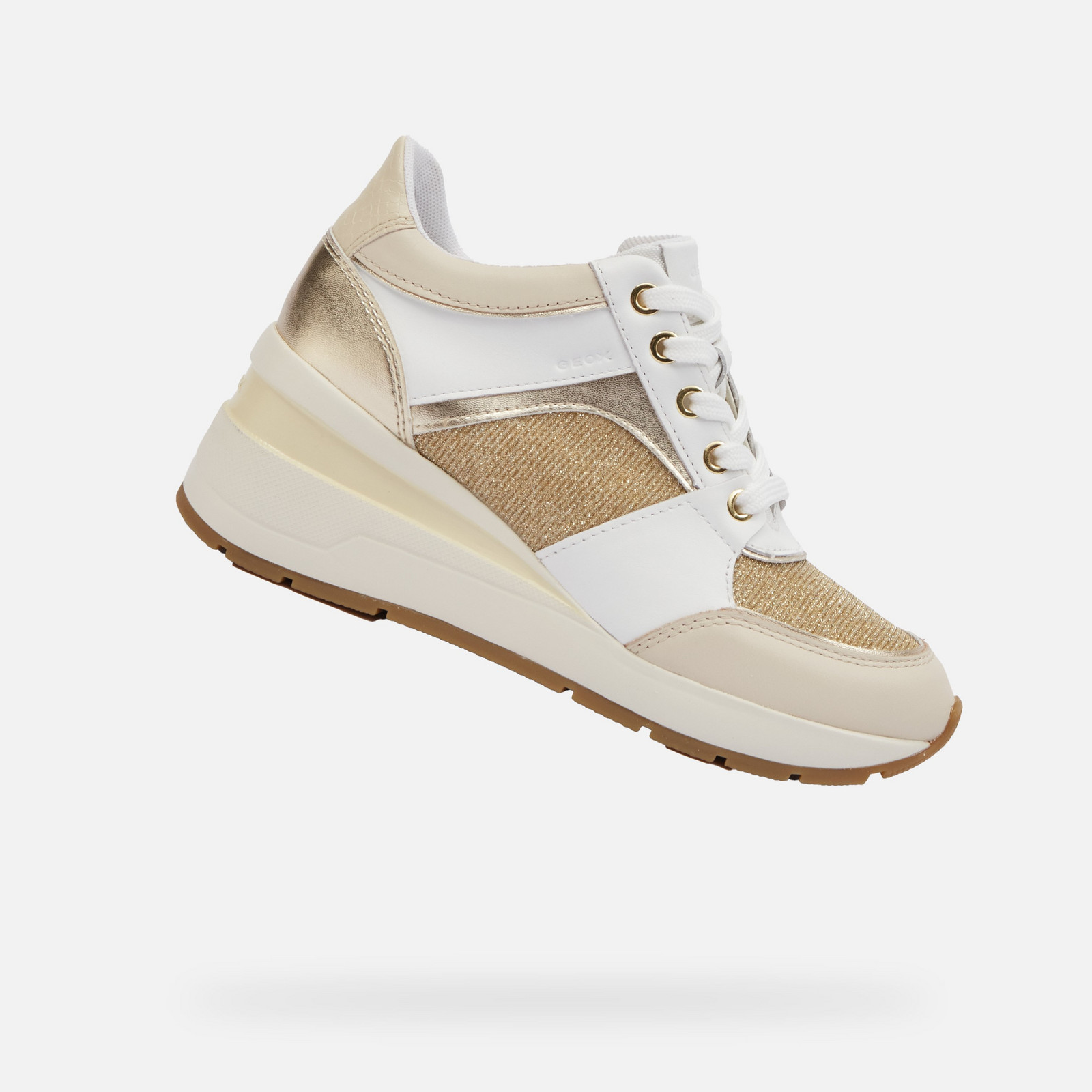 Bílé dámské tenisky Geox Zosma - Dámské