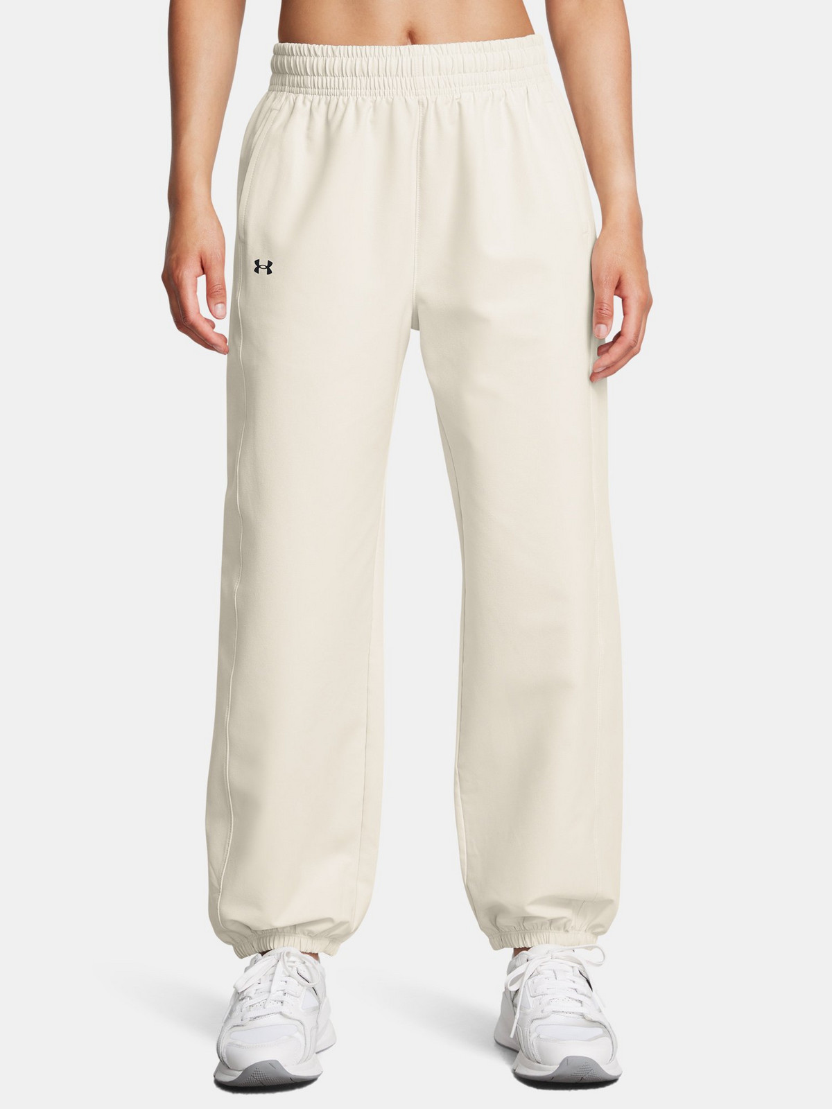 Dámské sportovní kalhoty Under Armour Armoursport Swoven Pant-WHT - Dámské