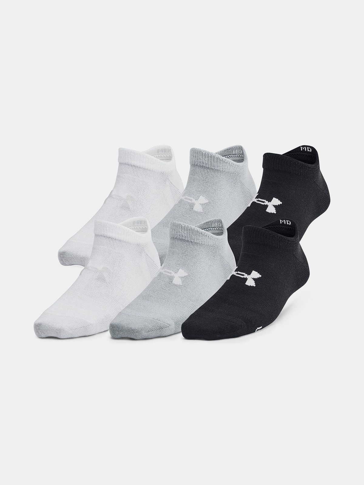Dětské ponožky Under Armour UA Yth Essential No Show 6pk-BLK - unisex