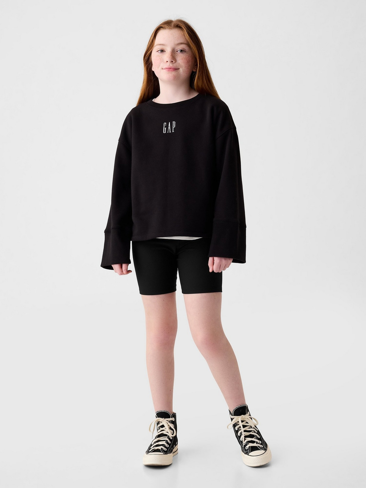 GAP Dětské žebrované biker short - Holky