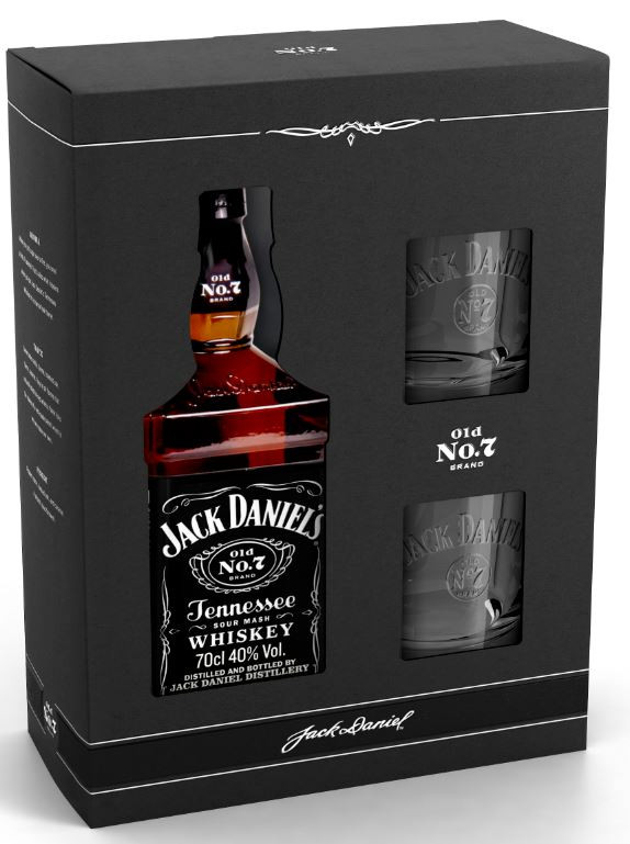Jack Daniel's Jack Daniel's Black 40 % 0,7 l ( dárkové balení papír )