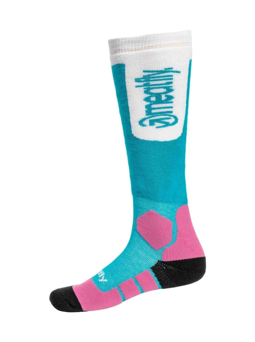 Snb & ski ponožky meatfly leeway tyrkysová s