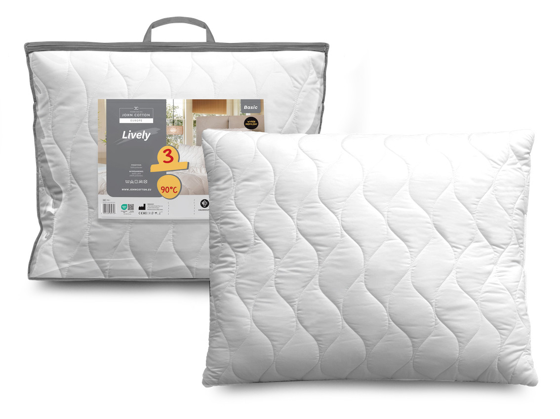 Prošívaný polštář LIVELY 70x80 cm mikrovlákno John Cotton