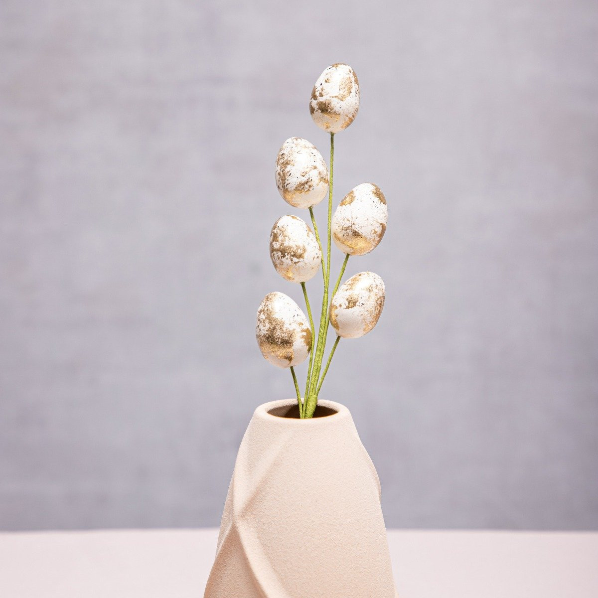 Velikonoční dekorace | POLIA | se zlatými vajíčky | 30 cm | 725579